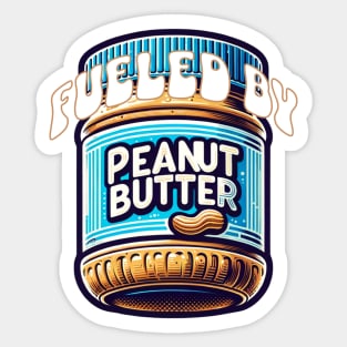 Fueled by Peanut Butter Sticker